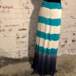 Tie Dye Maxi Skirt